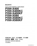 Сервисная инструкция SONY PXW-X400, FSM, SERIES