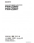 Сервисная инструкция SONY PXW-Z280V, REV.1
