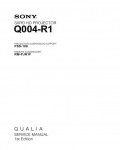 Сервисная инструкция Sony Q004-R1