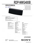 Сервисная инструкция SONY RDP-NWG400B VER.1.1