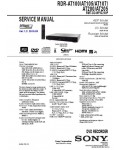 Сервисная инструкция SONY RDR-AT100, AT105, AT107, AT200, AT205