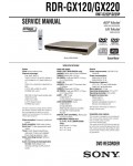 Сервисная инструкция Sony RDR-GX120, RDR-GX220
