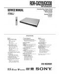 Сервисная инструкция Sony RDR-GX220, RDR-GX330