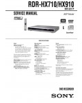 Сервисная инструкция Sony RDR-HX710, RDR-HX910