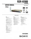 Сервисная инструкция Sony RDR-HX900