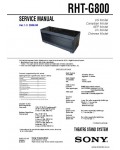 Сервисная инструкция SONY RHT-G800 VER.1.3