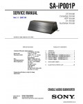 Сервисная инструкция SONY SA-IP001P VER.1.1