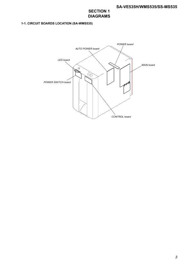 Сервисная инструкция Sony SA-VE535H, SA-WMS535, SS-MS535