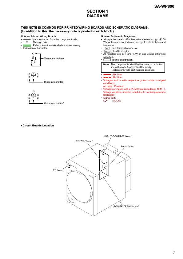 Сервисная инструкция Sony SA-WP890