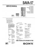 Сервисная инструкция Sony SAVA-57