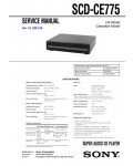 Сервисная инструкция SONY SCD-CE775