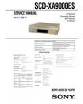 Сервисная инструкция Sony SCD-XA9000ES