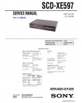 Сервисная инструкция SONY SCD-XE597 VER.1.3