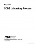 Сервисная инструкция SONY SDDS, LABORATORY, PROCESS, MANUAL VER.3.1