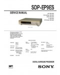 Сервисная инструкция SONY SDP-EP9ES