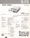 Сервисная инструкция Sony SL-F1E