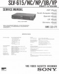 Сервисная инструкция Sony SLV-615NC NP UB VP