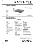 Сервисная инструкция Sony SLV-772HF, SLV-779HF