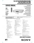 Сервисная инструкция Sony SLV-AX10, SLV-AX20, SLV-N50, SLV-N60, SLV-N70, SLV-N80, SLV-LX4, SLV-LX5, SLV-LX6S, SLV-LX7S, SLV-LX8S