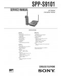 Сервисная инструкция Sony SPP-S9101