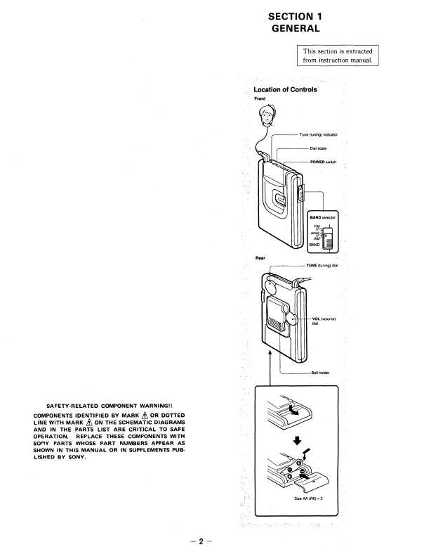 Сервисная инструкция Sony SRF-42