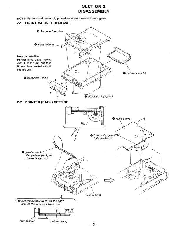 Сервисная инструкция Sony SRF-42
