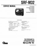 Сервисная инструкция SONY SRF-M32
