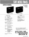 Сервисная инструкция SONY SRF-M45