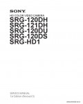 Сервисная инструкция SONY SRG-120DH, REV.3
