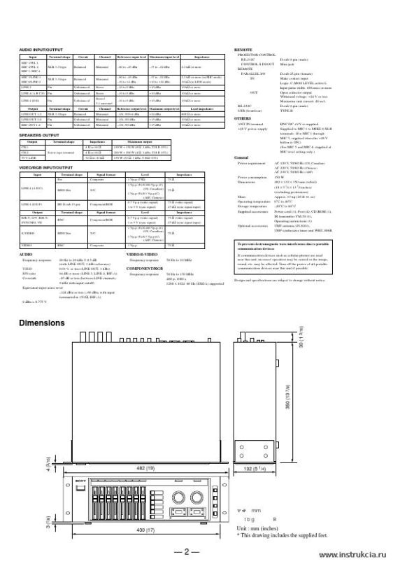 Сервисная инструкция SONY SRP-X700P