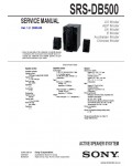 Сервисная инструкция SONY SRS-DB500 VER.1.2
