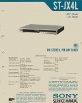 Сервисная инструкция Sony ST-JX4L