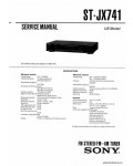 Сервисная инструкция SONY ST-JX741