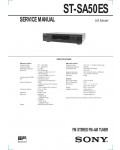 Сервисная инструкция Sony ST-SA50ES