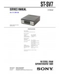 Сервисная инструкция Sony ST-SV7 (MHC-SV7AV)