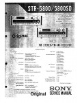 Сервисная инструкция Sony STR-5800, STR-5800SD