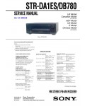 Сервисная инструкция Sony STR-DA1ES, STR-DB780