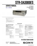Сервисная инструкция SONY STR-DA3000ES V1.3