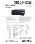 Сервисная инструкция SONY STR-DA4400ES V1.1
