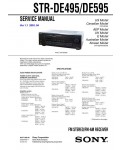 Сервисная инструкция Sony STR-DE495, STR-DE595