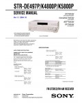 Сервисная инструкция Sony STR-DE497, STR-K4800P, STR-K5800P