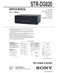 Сервисная инструкция SONY STR-DG820