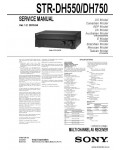 Сервисная инструкция SONY STR-DH550, DH750 V1.2