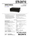 Сервисная инструкция Sony STR-DH710