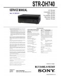 Сервисная инструкция SONY STR-DH740