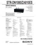 Сервисная инструкция SONY STR-DN1080, ZA810ES