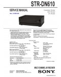 Сервисная инструкция SONY STR-DN610