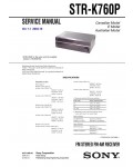 Сервисная инструкция Sony STR-K760P