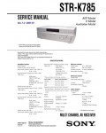 Сервисная инструкция Sony STR-K785