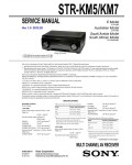 Сервисная инструкция Sony STR-KM5 KM7